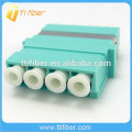 Quad LC Optical Fiber Adapter